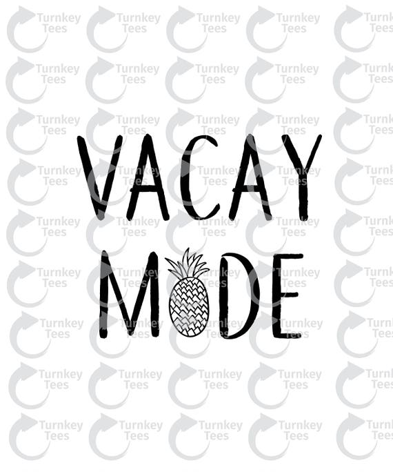 Vacay Mode Svg Filesummer Svg File Beach Waves Etsy