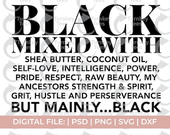 black mixed with svg|melanin svg|black queen svg|african American svg|black woman svg|black man svg|black quote svg|black saying svg|i am