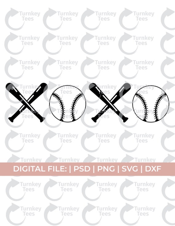 Download Xoxo Baseball Svgbaseball Mom Svglove Baseball Svgbaseball Etsy