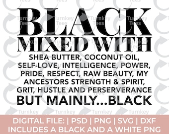 black mixed with svg|melanin svg|black queen svg|african American svg|black woman svg|black man svg|black quote svg|black saying svg cricut