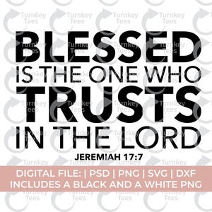 jeremiah svg, Gesegnet ist der eine svg, Schrift svg, christliches svg, religiöses svg, Bibelvers svg, Bibelzitat svg, Kirchen svg, Pastor svg