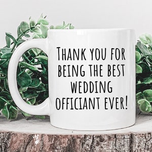 Officiant Gift, Wedding Officiant Mug, Officiant Gift Idea, Gift for Wedding Officiant, Pastor Gift Ideas, Thank you Gift Ideas