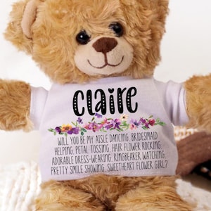 Flower Girl Proposal Flower Girl Proposal Gifts Flower Girl Gifts Flower Girl Proposal Flower Girl Teddy Be My Flower Girl Ask Flower Girl