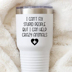 Veterinarian Cup Veterinarian Gift Vet Tech Week Veterinary Gifts Vet Graduation Gift Vet Tech Gifts Animal Shelter Gift Veterinary Medicine