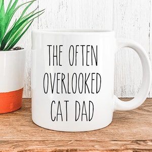 Caneca engraçada do pai do gato, presente personalizado do pai do gato, presente personalizado do pai do gato, presente do proprietário do gato, ideias engraçadas de presentes para amantes de gatos, presente para pais de animais de estimação
