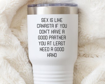 Canasta Gift, Funny Gift for Canasta Lovers, Canasta Tumbler, Funny Canasta Gift, Personalised Canasta Gifts, Canasta Players Mug