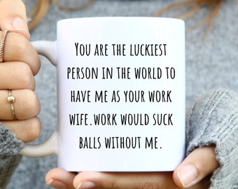 Grappig werk vrouw cadeau koffiemok, verjaardag, waardering, kerstcadeaus, co-werker geschenken, waardering cadeau, verjaardagscadeau, relatiegeschenk