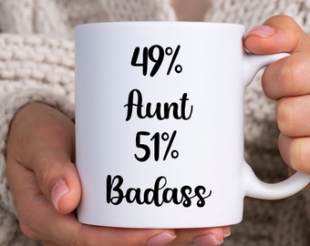 Idea de regalo para tía, regalo de Navidad para tía, regalo de cumpleaños para tía, regalos para tía, regalo de broma divertido, regalo para tía, taza de café para tía, tazas para tía, tía mala