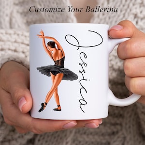 Personalized Ballerina Gifts, Ballet Mug, Recital Gift, Gift for Ballerina, Ballerina Gifts, Dancer Gift, Ballet Gift, Dance Teacher Gift