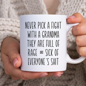 Grandma Mug for Mother&#39;s Day, Funny Grandma Mug, Grandma Gag Gifts, Grandma Birthday Gift, Gift for Grandma, Grandma Birthday