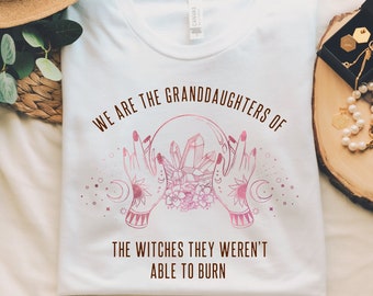 Chemise de sorcière, Chemise de sorcière de Salem, Vêtements de sorcière, Sorcière de Salem, Féministe, Chemise mystique, T-shirt païen, Chemise occulte, Essais de sorcières de Salem