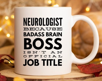 Taza de neurólogo, regalo de graduación de neurólogo, regalo de neurólogo, nuevo regalo de neurólogo, taza de estudiante de neurólogo, taza de estudiante de neurología divertida