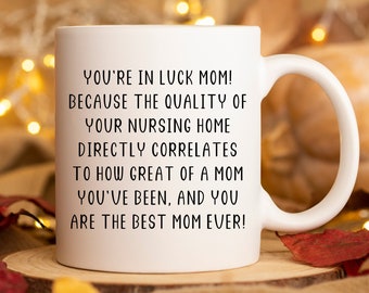 Personalized Mom Mug Mom Birthday Gift From Daughter Mothers Day Gift For Mom Funny Gag Gift for Mom From Son and Daughter Nursing Home Mug