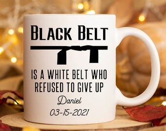 Neue Black Belt Geschenke, Glückwünsche zum Black Belt, Martial Arts Black Belt, Black Belt Promotion Geschenke, Verdienen Sie Ihren Black Belt Congrats
