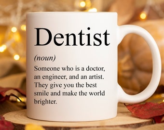 Nueva taza de graduación de dentista, taza de dentista, taza de dentista divertido, regalo de dentista divertido, taza de agradecimiento al dentista, regalo de agradecimiento para el dentista