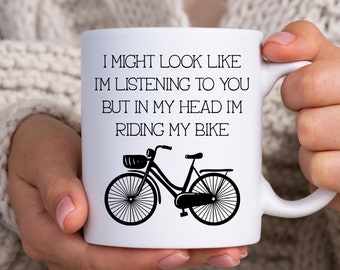 Cycling Gift, Cycling Mug, Bike Gifts, Bicycle Mug, Gifts for Cyclists, Cycling Gifts, Cyclist Gift for Him, Riding My Bike Cycle Coffee Mug