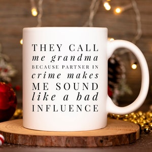 Gift for Grandma, Grandma Gifts, Grandma Christmas Gift, Grandma Birthday Gift, Grandma Gift Idea, Grandma Coffee Mug, Badass Grandma Mug