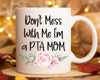 Regalos de la Asociación de padres y maestros Agradecimiento a los voluntarios La mejor mamá de la PTA Regalos de la PTA Regalos de mamá de la PTA Regalos para voluntarios escolares Taza de voluntariado de pta