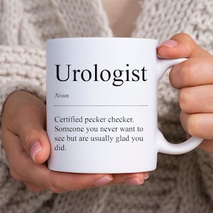 Urologist Gift, Funny Urologist Definition Mug, Urology Gift, Urology Mug, Nephrologist Gift, Urine Good Hand