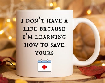 lindo presente de estudante de medicina, caneca de estudante de medicina, caneca de estudante de medicina, presente de estudante de medicina, caneca de médico, faculdade de medicina, faculdade, universidade, medicina, futuro