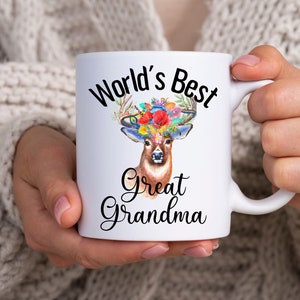 World&#39;s Best Great Grandma Mug, Great Grandma Mug, Worlds Best Great Grandma, Gifts For Grandma, Great Grandparent Gift, Great Granny Mug