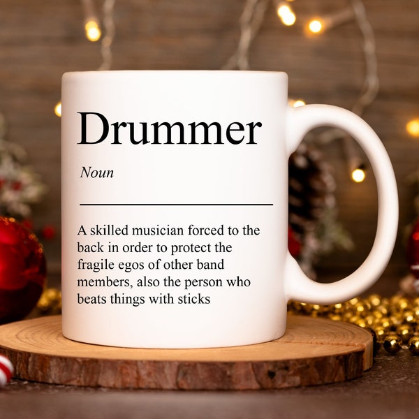 Drummer geschenken, drummer mok, grappige cadeaus voor drummer, drumspeler cadeau, grappige drummer mok, drummer muzikant cadeau idee, drummer presenteert