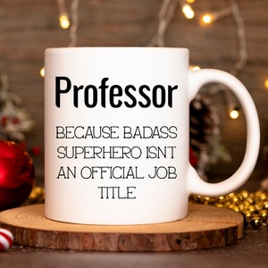 Zabawny kubek profesora Prezent dla profesora Prezent urodzinowy dla profesora Najlepszy profesor wszech czasów Prezent z podziękowaniem dla wykładowcy Prezenty dla profesorów college&#39;u Prezenty z dowcipami