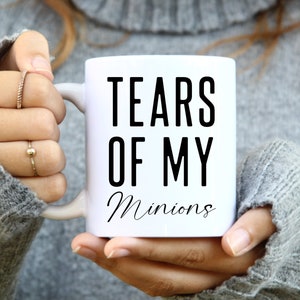Funny Boss Mug, Tears of My Minions, Boss Gift, Personalized Gift For Boss, Best Boss Gift For Men, Funny Retirement Gift, Boss Office Humor