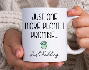 Tazza da signora delle piante, regalo per gli amanti delle piante, regalo per piante, vaso per piante, regalo per il giardinaggio, regalo per lei