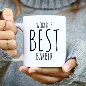 World&#39;s Best Barber Mug Best Barber Ever Gift for Barber Future Barber Mug New Barber Gift Barber Graduation Mug Funny Barber Mug