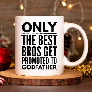 Godfather Proposal Mug, Uncle, Godfather, Gift For Godfather, Godfather Mug, Custom Gift For Godfather, Godfather Gifts