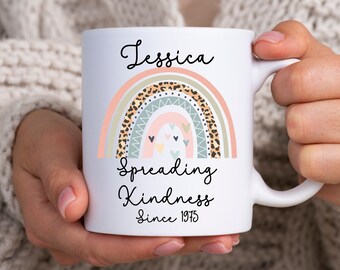 Personalized Birthday Gift for Women, 50th Birthday Gift for Women, 50th Birthday Mug, Custom Gift For 50 Year Old, Personalized Name Mug