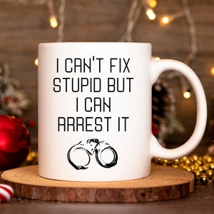 Funny Cop Mug Police Officer To Be Gag Gift Funny Police Academy Graduation Gag Mug for Police Officers Future Cop Gift Idea Cop To Be Mug