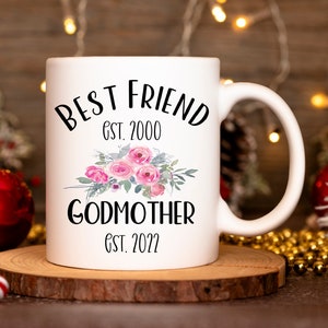 Godmother Gifts, Godmother Proposal Mug, Baptism Gift, Christening Gift, Gift for Godmother, Best Friends to Godmother, Baby Announcements