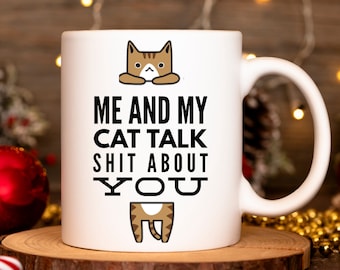 Cat Mug, Cat Cup, Cat Lover Gift, Crazy Cat Lady, Cat Lady, Cat Dad, Cat Mom, Black Cat Mug, Cat Dad Mug, Funny Cat Mug, Cat Coffee Mug
