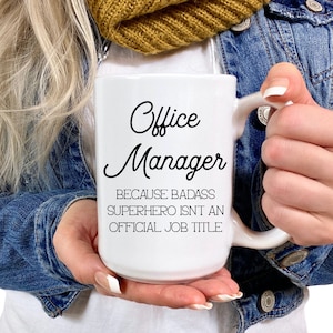 Office Manager Gift Office Manager Mug Awesome Office Manager Appreciation Thank You Gift office manager gift for her