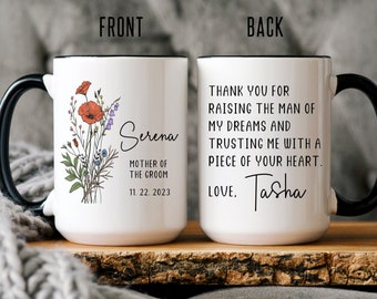 Personalized Mother In Law Wedding Gift , Mother Of The Groom Gift, Mother Of The Groom Mug, Mother Of The Groom Gift From Bride