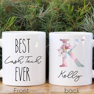 Personalized Lash Tech Gift, Best Lash Tech Ever Mug, Lash Technician Gift, Lash Tech Mug, Lash Tech Christmas Gifts