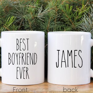 Best Boyfriend Ever - Valentine&#39;s Day Gift For Boyfriend, Anniversary Gift For Him, Funny Boyfriend Mug, Custom Boyfriend Gift