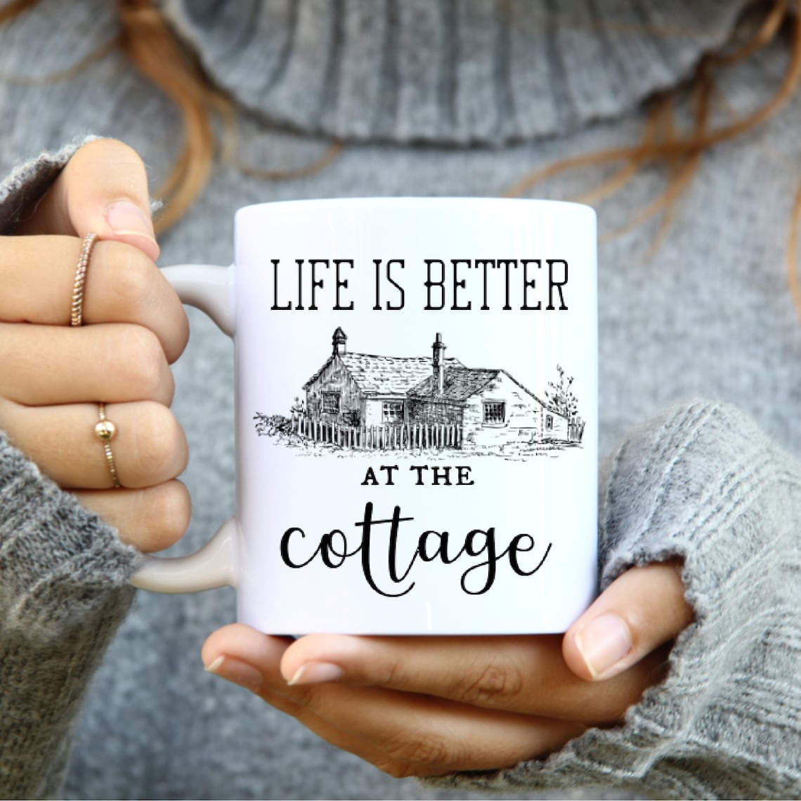 Cottage Housewarming Gift Decor Life is Better at the Cottage Etsy