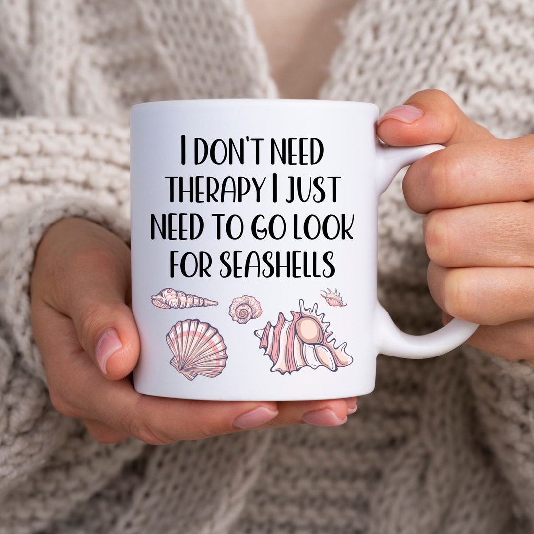 Seashell Collector Gift, Seashell Mug, Gift for Beach Lover, Beach