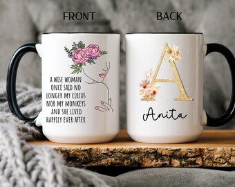 Personalized Retirement Gifts for Women Coworker, A Wise Woman Said Mug, Funny Retiree Mug For Her, Retirement Gift for Boss Or Friend
