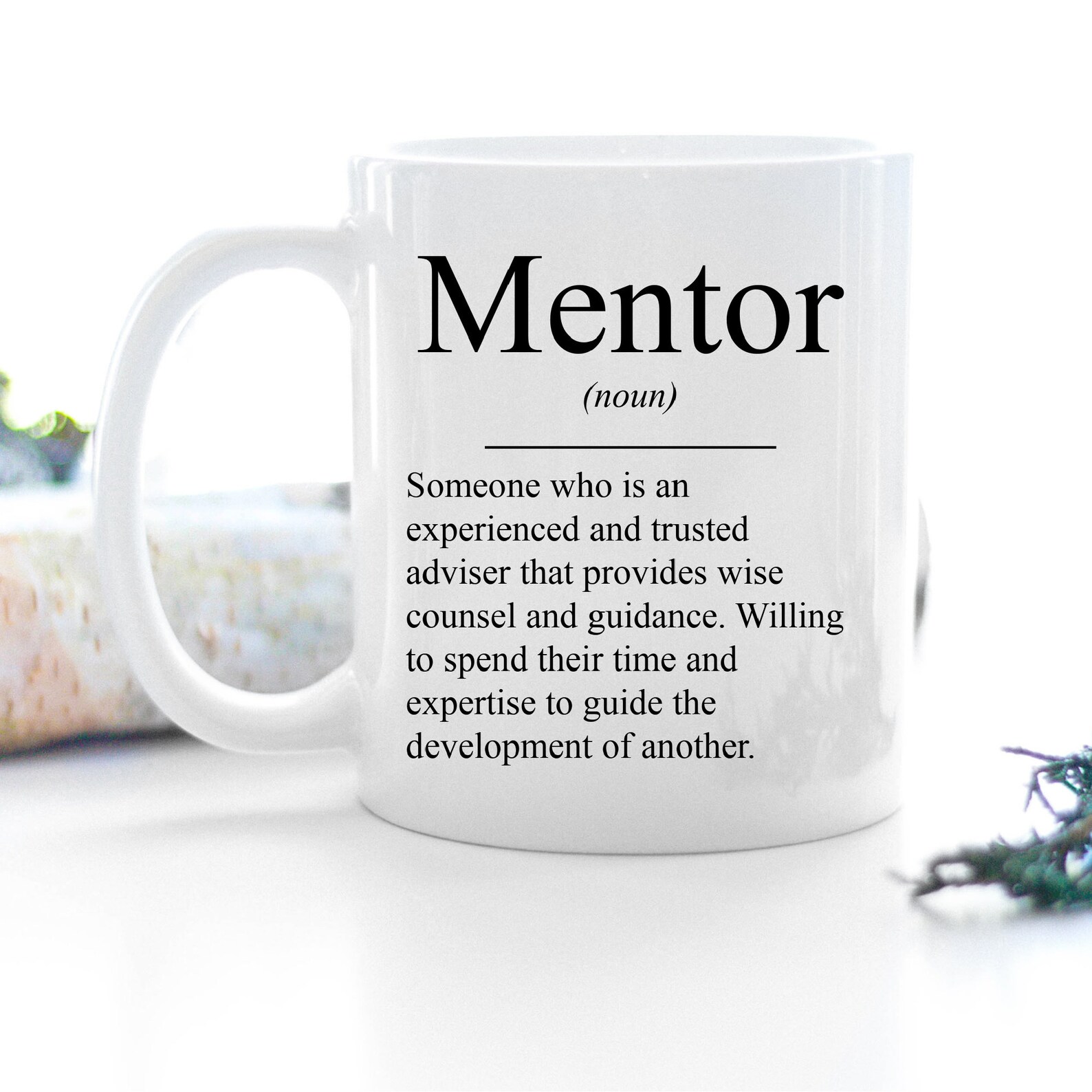 Mentor Mug Personalized Mentor Gifts Mentor Definition Mug Etsy
