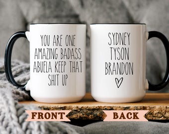 Personalized Abuela Gift Custom Grandma Mug Dia De Las Madres Abuelita Gift Regalos Para Mama Abuelo Mug Abuelita Mug Regalo Para Abuela