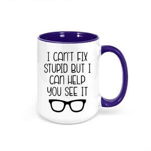 Gepersonaliseerde optometrist afstudeermok, optometrist promotiecadeau, beste optometrist ooit, waardering en dank u, grappige optometriemok