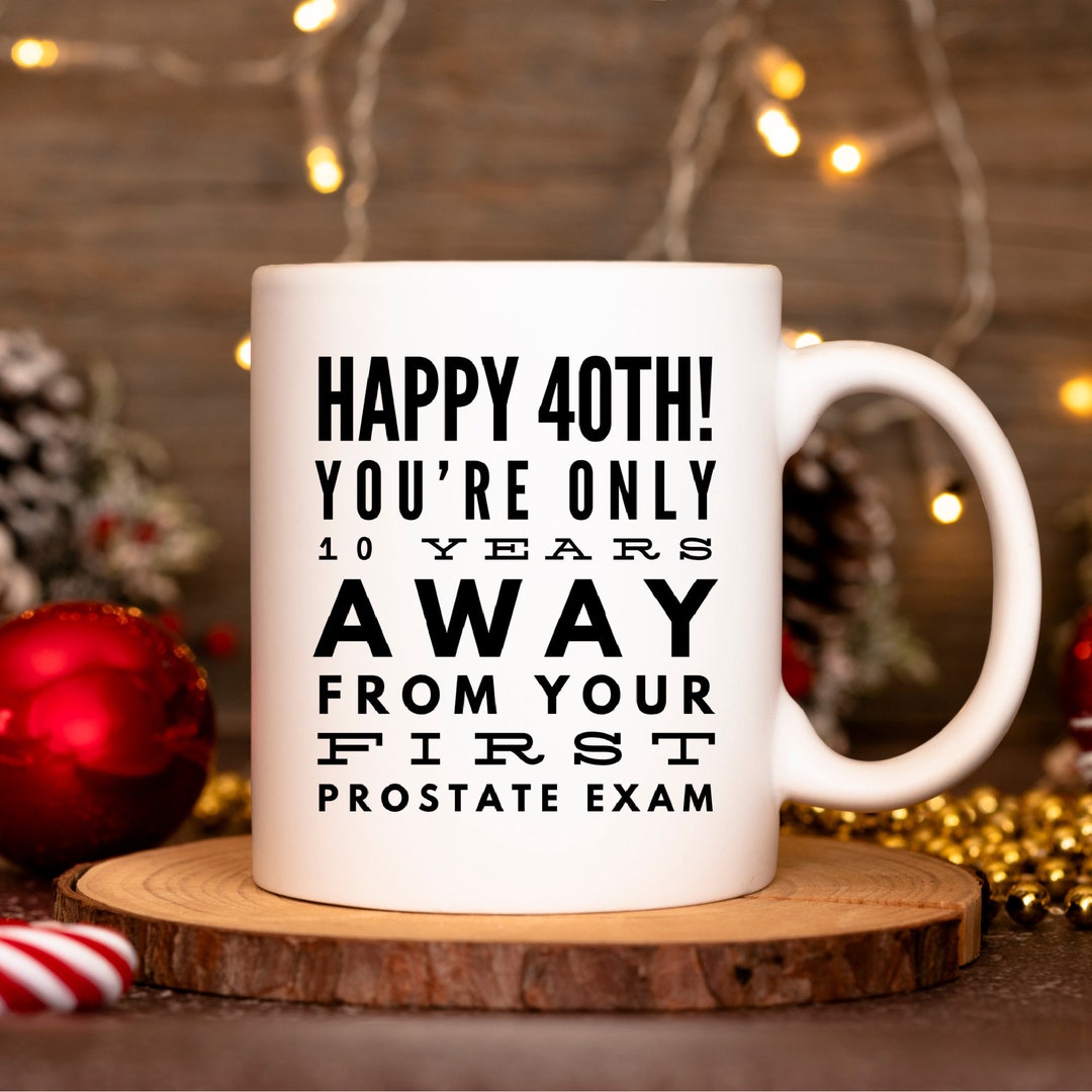 40th Birthday Gift for Man, 40 Years Old Gifts, Funny Gifts for 40 Years Old, 40th Birthday Mug