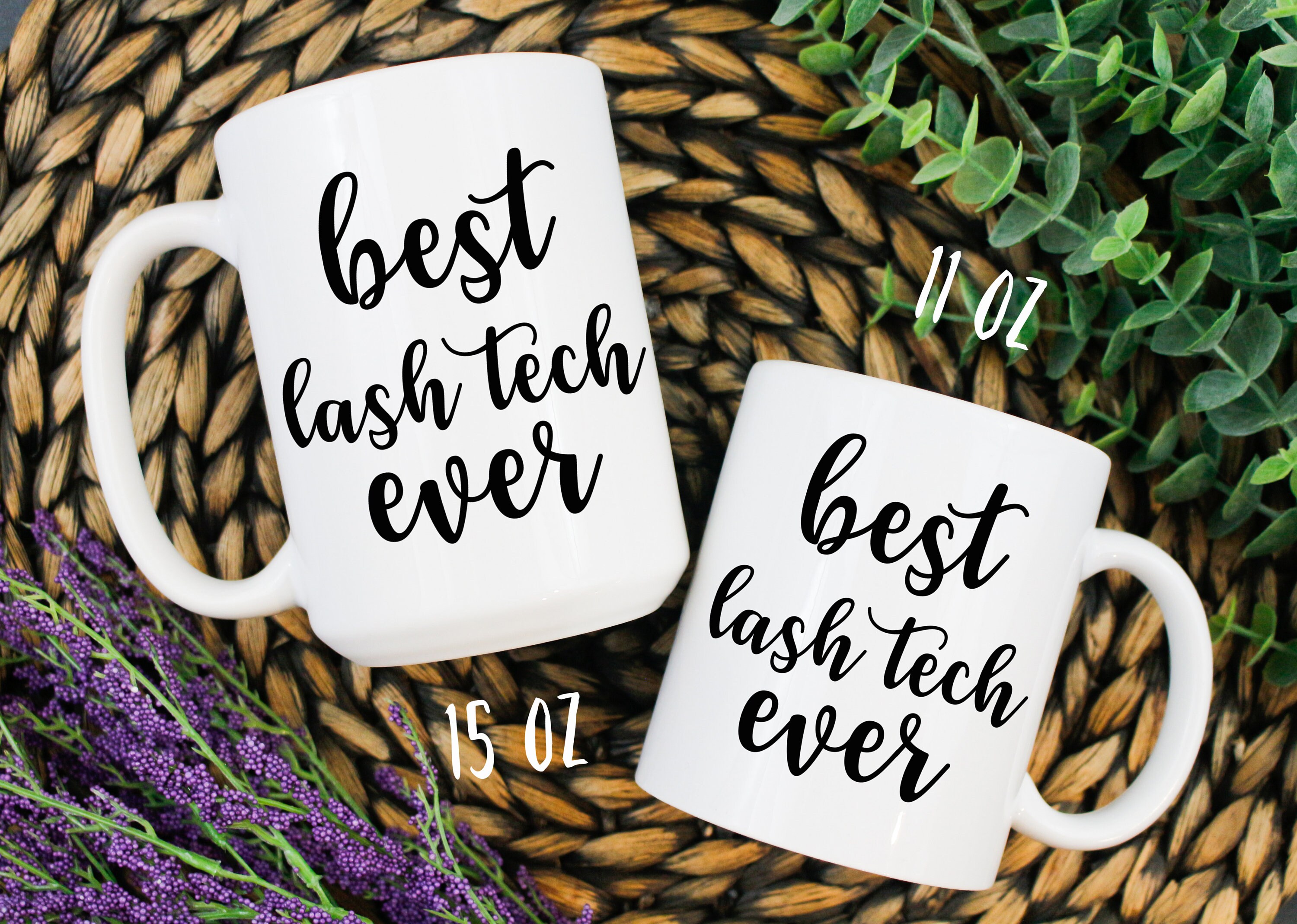 Best Lash Tech Ever Mug Lash Technician Gifts for Her Eyelash Etsy