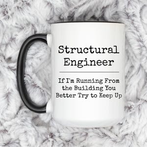 Structural Engineering Mug, Gift for Structural Engineer, Engineering gift for men and women, funny Engineer gift, Engineer graduation gift