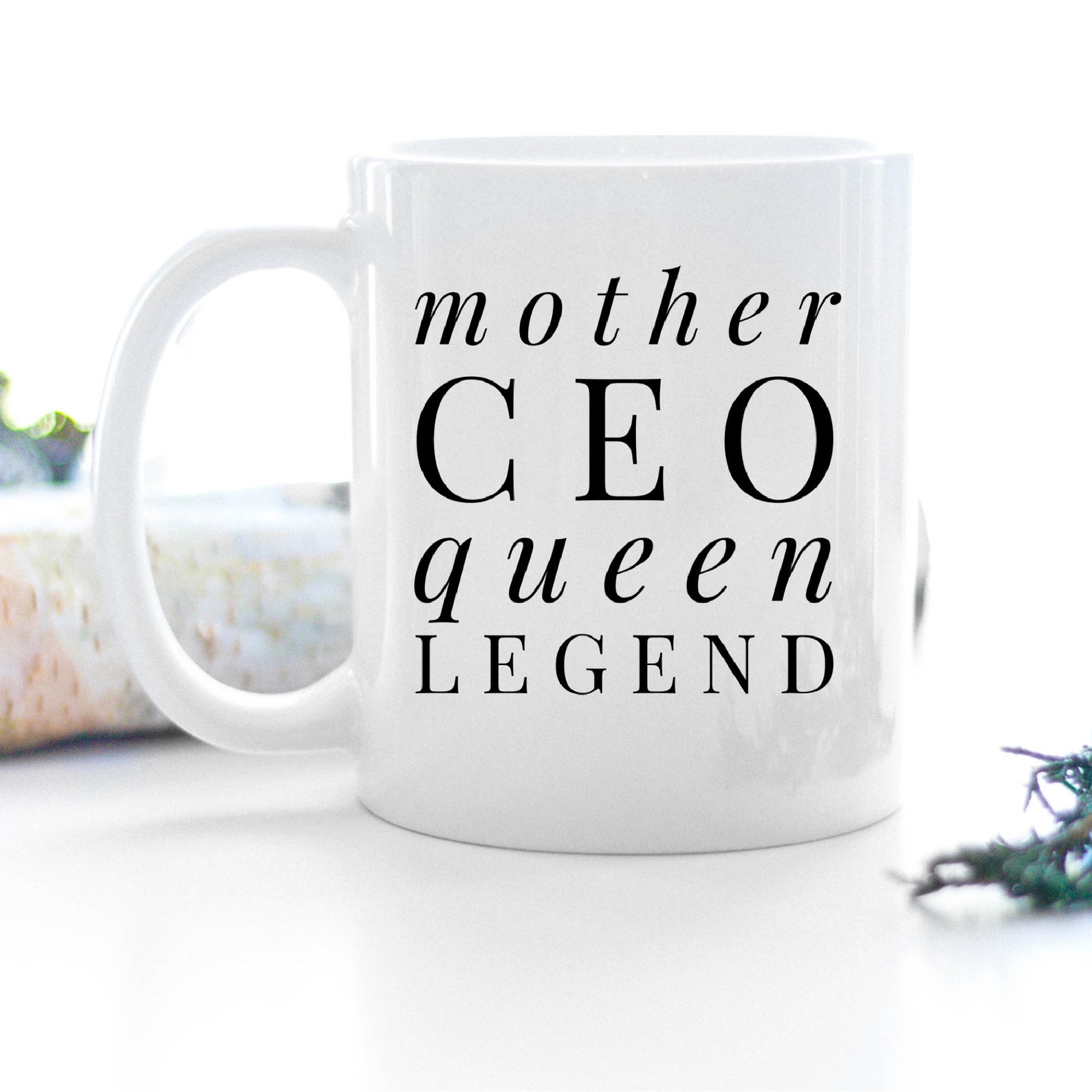 Working Mom Gift Mom CEO Queen Legend Mug Funny Mom Boss