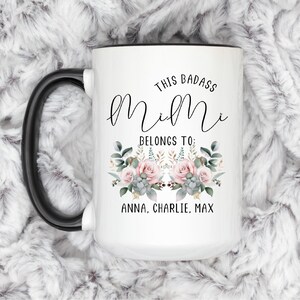 Personalisierte Mimi Geschenke Mimi Geburtstagsgeschenk Benutzerdefinierte Mimi Becher Geschenke für Mimi Oma Kaffeetasse Benutzerdefinierte Oma Becher Oma Geburtstagsbecher